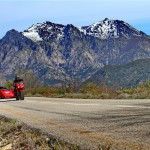 Le routier en Corse est somptueux avec la neige encore sur les sommets