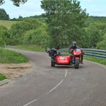 Par 2 fois dans la première montée en course, j'ai regardé à droite croyant l'avoir perdu.