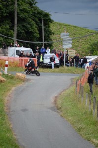 Là, c'est off, le PR16 entre en action pour négocier l'épingle magique de la spéciale de Blacé. (Photo Sandra Kienz)