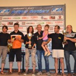 Le podium du championnat de France